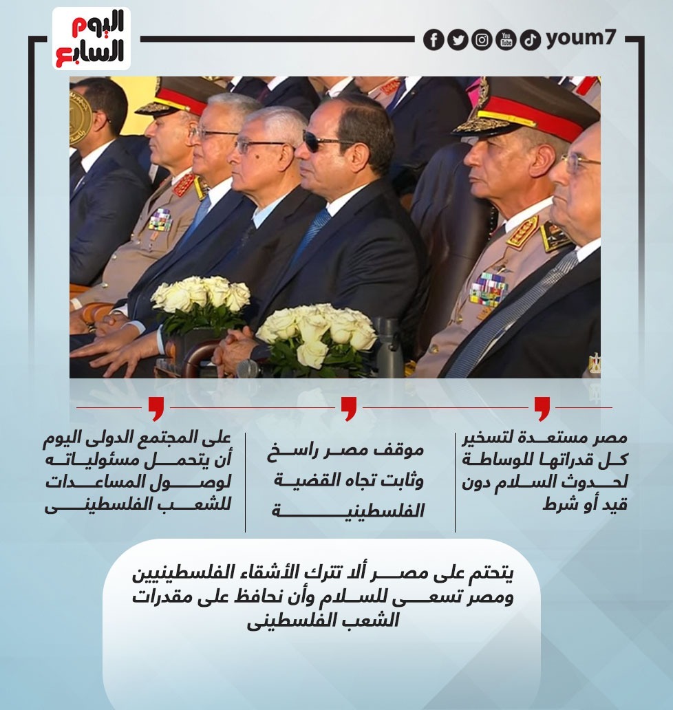 رسائل الرئيس خلال حفل تخرج الكليات العسكرية