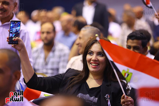 اتحاد العمال ينظم مؤتمرا جماهيريا حاشد لدعم الرئيس السيسي  (14)