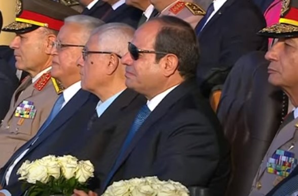 الرئيس السيسي يشهد الاحتفالية الرئيس السيسي يشهد الاحتفالية
