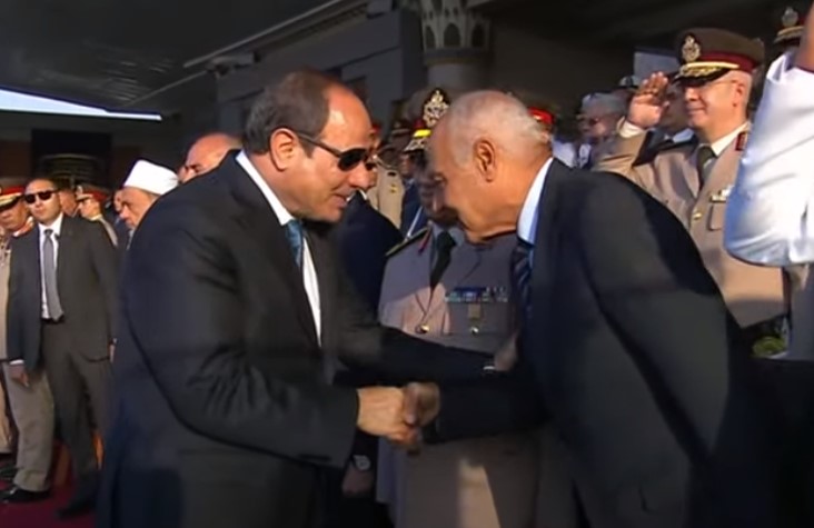 الرئيس السيسي يصل احتفالية تخريج دفعات جديدة من الكليات العسكرية (1)