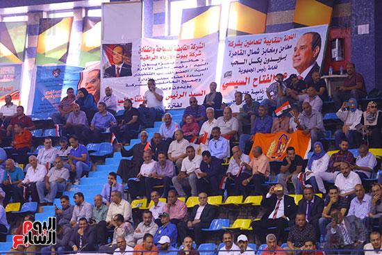 بدء مؤتمر جماهيرى لاتحاد العمال (34)