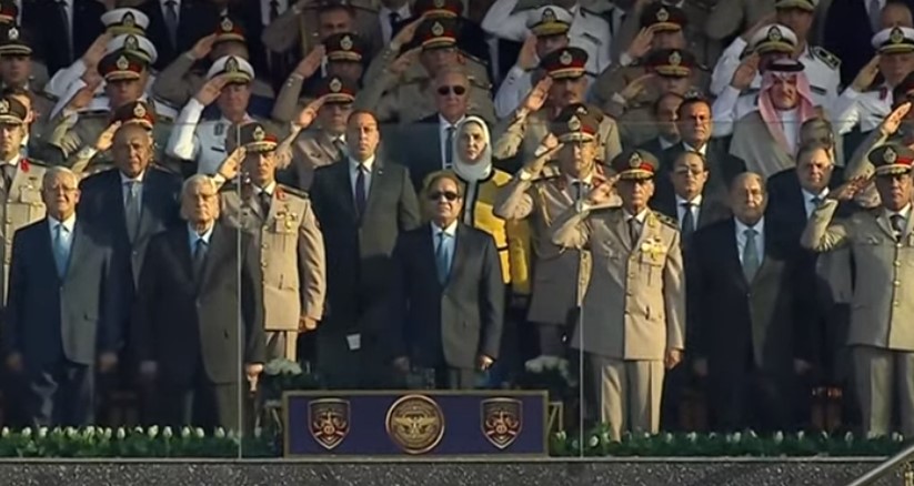 بدء حفل تخريج دفعة جديدة من الكليات العسكرية 2023 بعزف السلام الوطنى (1)