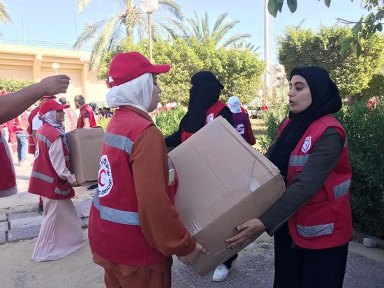 استمرار-تدفق-المساعدات-الانسانية-علي-مطار-العريش-(5)