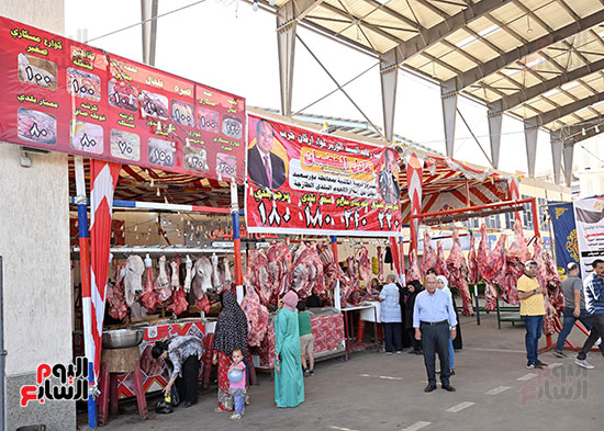 شوارد اللحوم داخل اسواق بورسعيد