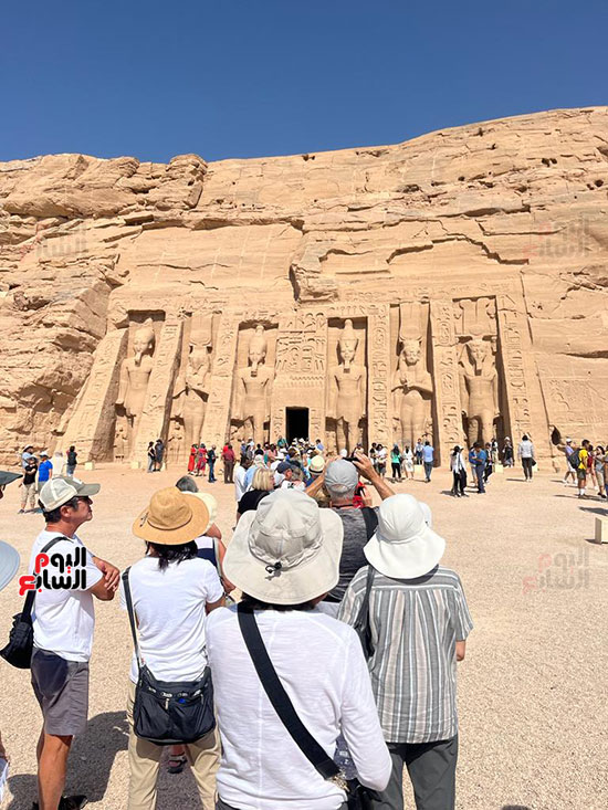 الإقبال-السياحى-فى-معبد-أبوسمبل-بأسوان