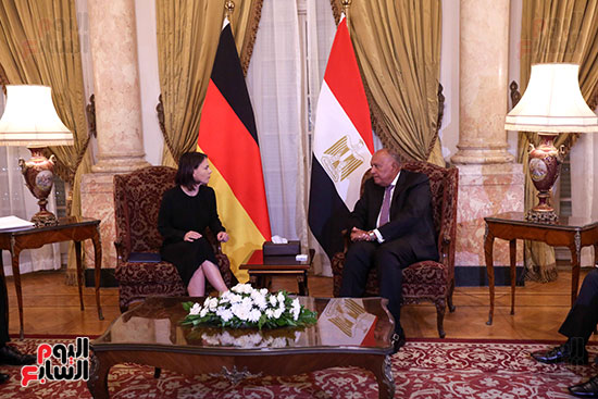 لقاء وزير الخارجيه سامح شكري مع وزيره خارجيه المانيا (2)