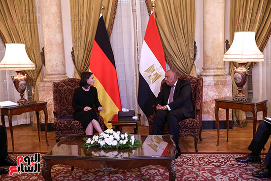 لقاء وزير الخارجيه سامح شكري مع وزيره خارجيه المانيا (1)