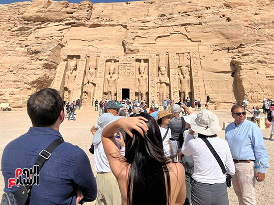 الإقبال-السياحى-فى-معبد-أبوسمبل