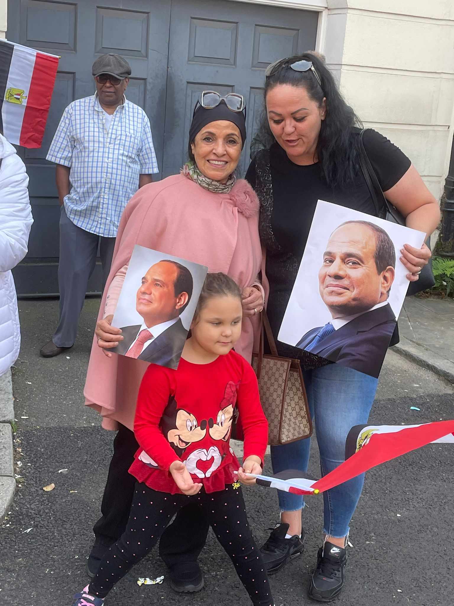السيدات المصريين بلندن لدعم الرئيس السيسى