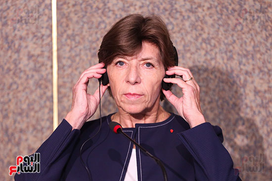 مؤتمر وزيرة خارجية فرنسا (21)