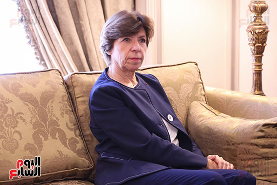 مؤتمر وزيرة خارجية فرنسا (4)