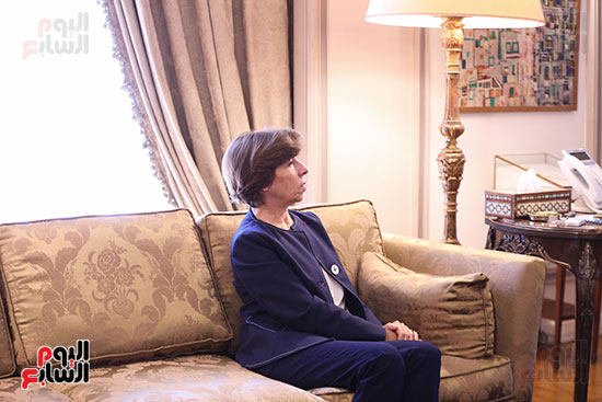 مؤتمر وزيرة خارجية فرنسا (30)