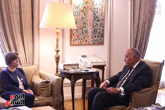 مؤتمر وزيرة خارجية فرنسا (9)