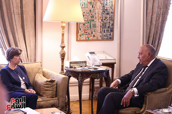 مؤتمر وزيرة خارجية فرنسا (7)