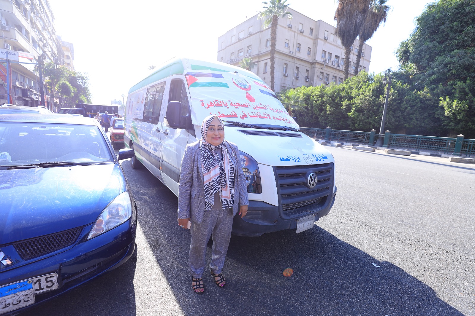 نقابة المحامين تنظم حملة للتبرع بالدم تضامنا مع الشعب الفلسطيني (7)