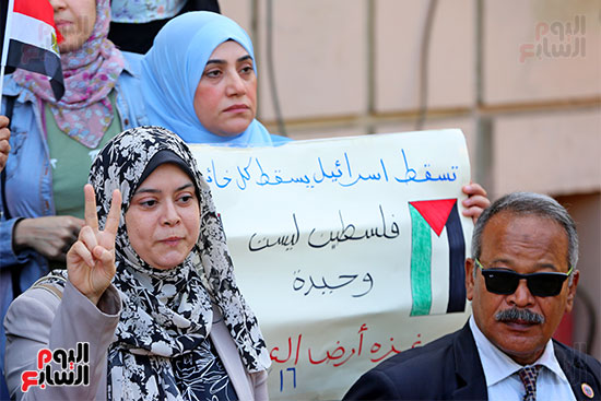 لوقفة التضامنية مع الشعب الفلسطينى (3)