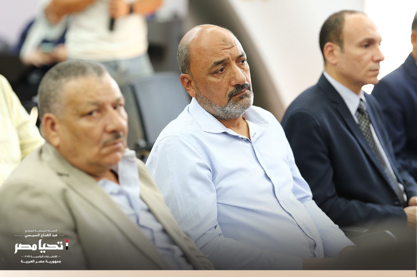 الحملة الرسمية للمرشح عبد الفتاح السيسي تستقبل وفدًا من النقابة العامة لعمال النقل البري (17)
