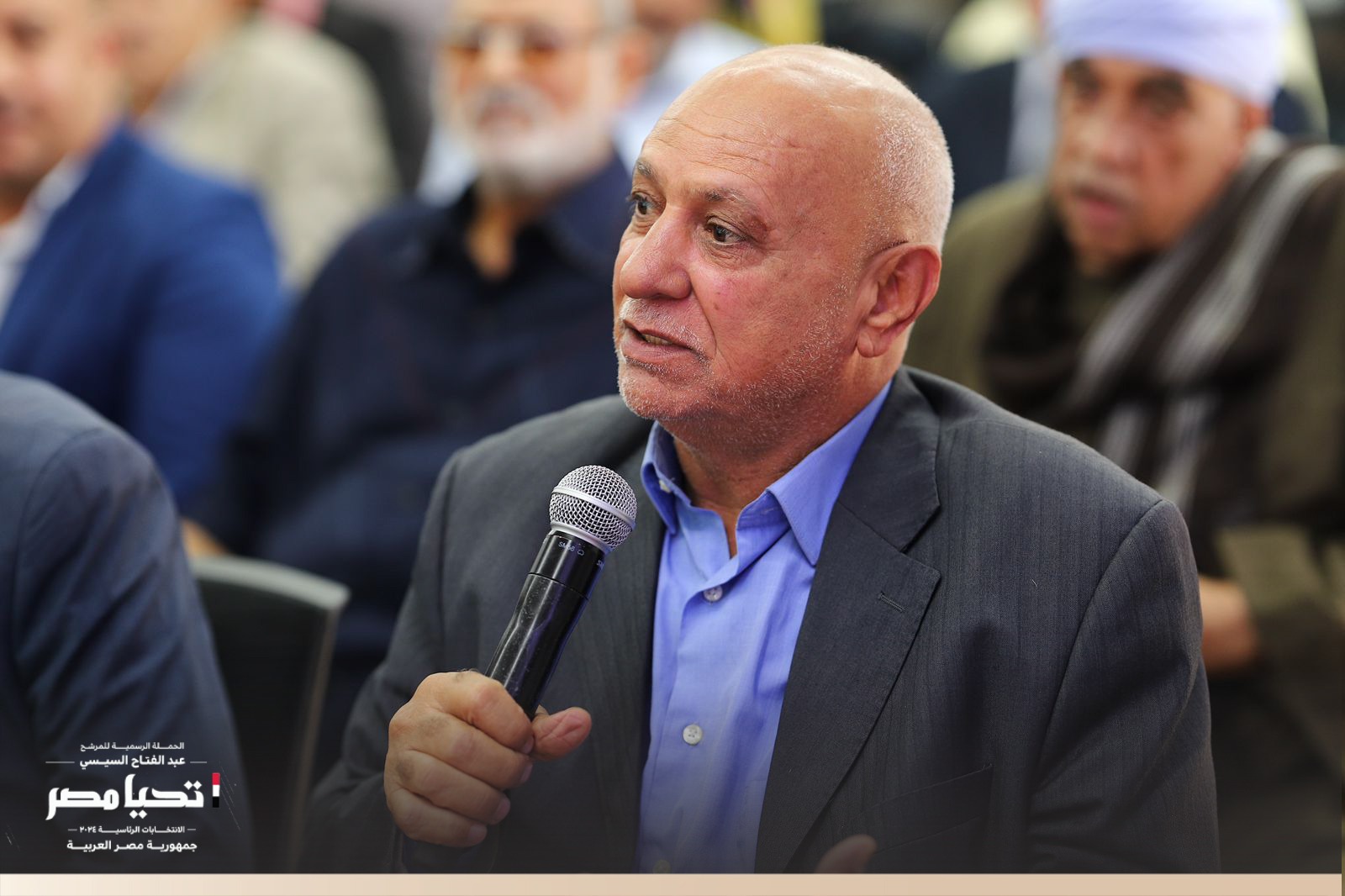 الحملة الرسمية للمرشح عبد الفتاح السيسي تستقبل وفدًا من النقابة العامة لعمال النقل البري (10)