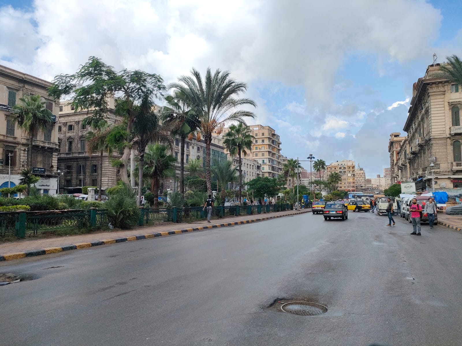 أمطار متوسطة في الاسكندرية اليوم