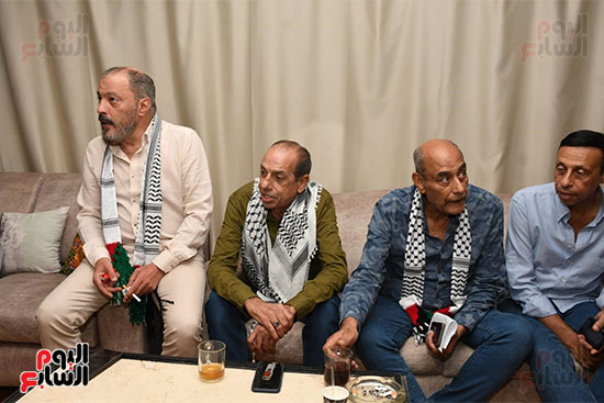 الوقفة التضامنية مع أهل غزة بنقابة الممثلين  (36)