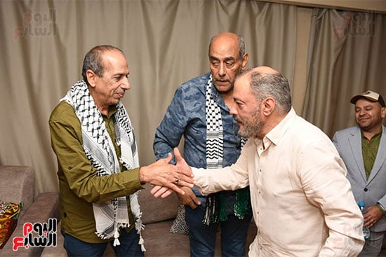 الوقفة التضامنية مع أهل غزة بنقابة الممثلين  (2)