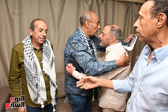 الوقفة التضامنية مع أهل غزة بنقابة الممثلين  (39)