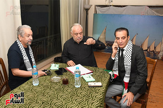 الوقفة التضامنية مع أهل غزة بنقابة الممثلين  (20)