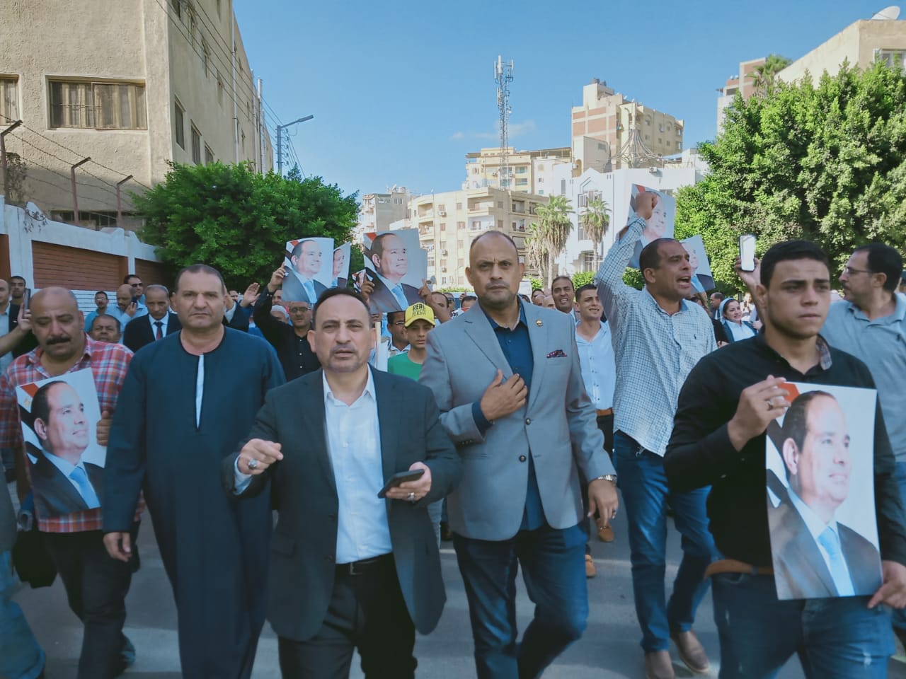مسيرات حاشدة بالبحيرة لدعم الشعب الفلسطينى   (5)