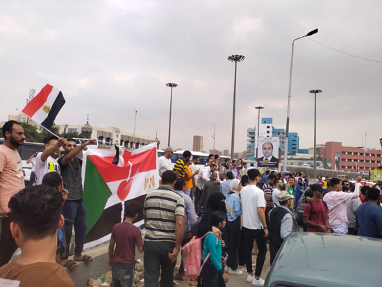 إنطلاق مسيرة كبري بميدان المؤسسة بشبرا الخيمة (1)