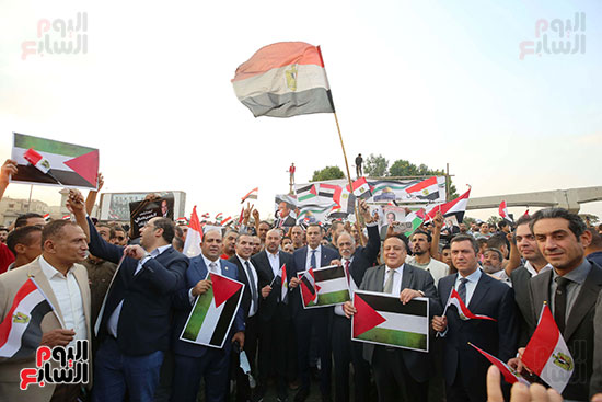 تظاهرات مستقبل وطن دعما لفلسطين  (2)
