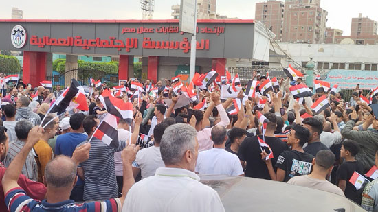 إنطلاق مسيرة كبري بميدان المؤسسة بشبرا الخيمة (3)