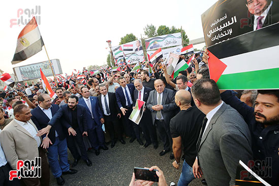 تظاهرات مستقبل وطن دعما لفلسطين  (9)