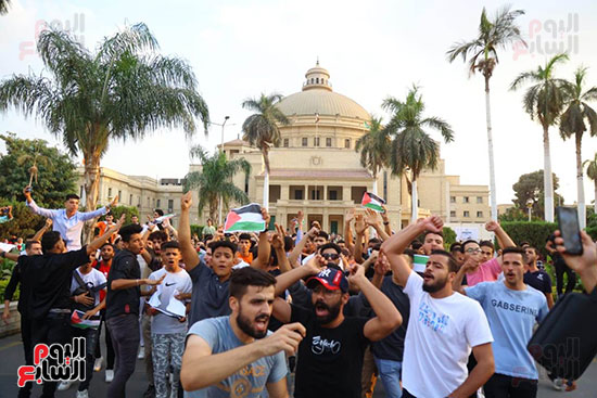 مظاهرات جامعة القاهرة (19)