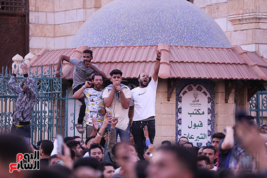 مظاهرة حاشدة بميدان الحصرى لدعم غزة (4)