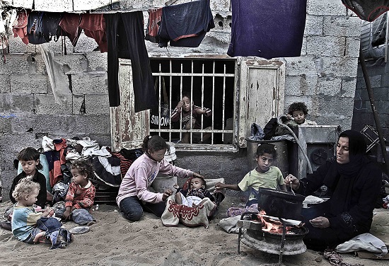 حياة الناس في غزة