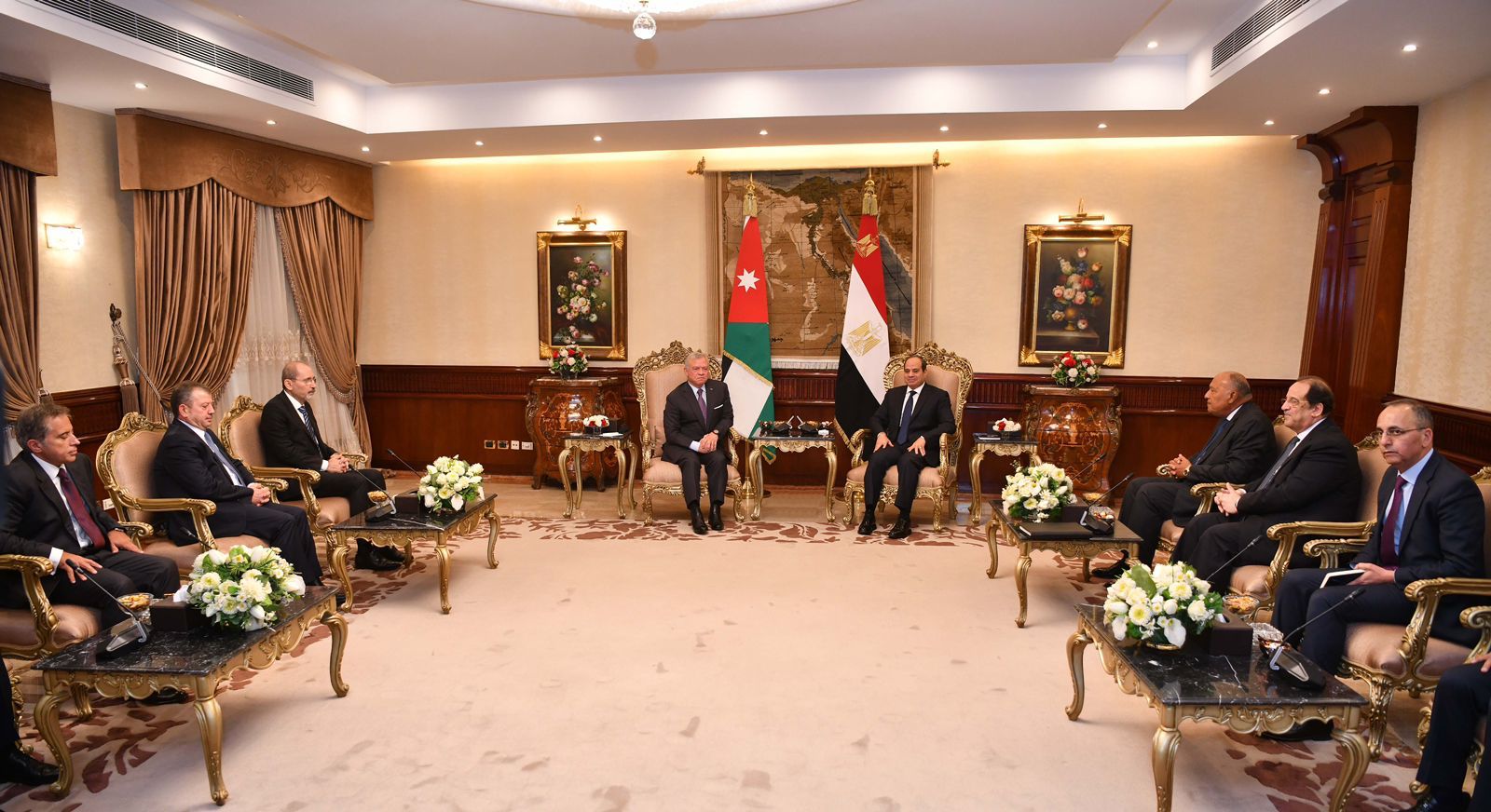 الرئيس السيسى وعاهل الأردن (5)