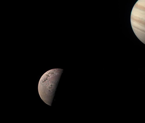 صورة كوكب المريخ والقمر