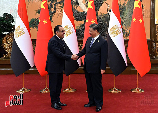 رئيس جمهورية الصين يستقبل رئيس الوزراء والوفد المرفق ‎ (1)