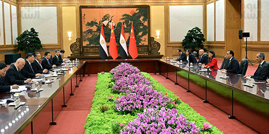 رئيس جمهورية الصين يستقبل رئيس الوزراء والوفد المرفق ‎ (7)