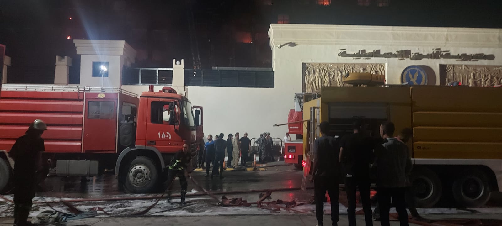 حريق مديرية أمن الإسماعيلية (15)