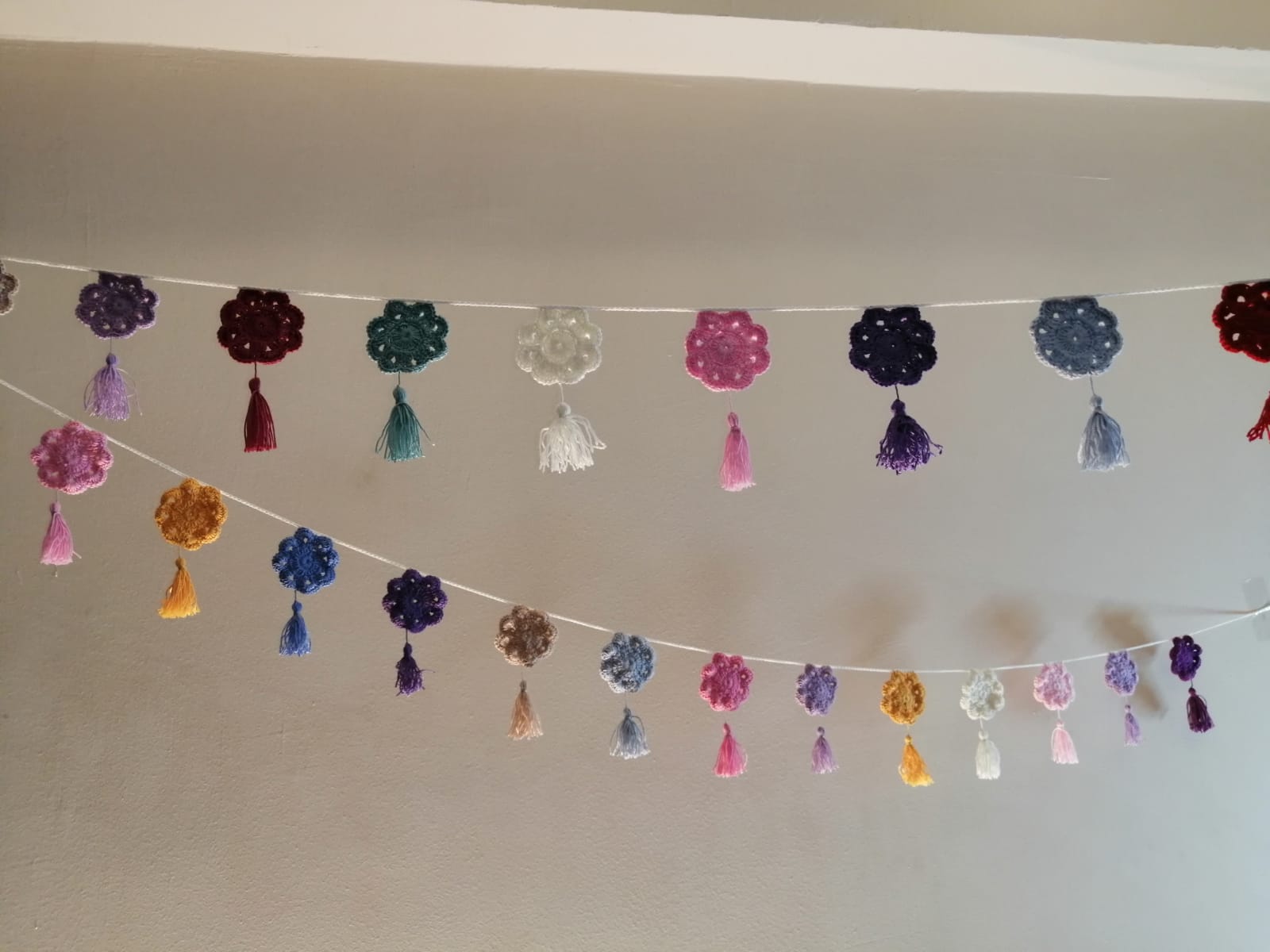 زينة منزلية من الكروشيه