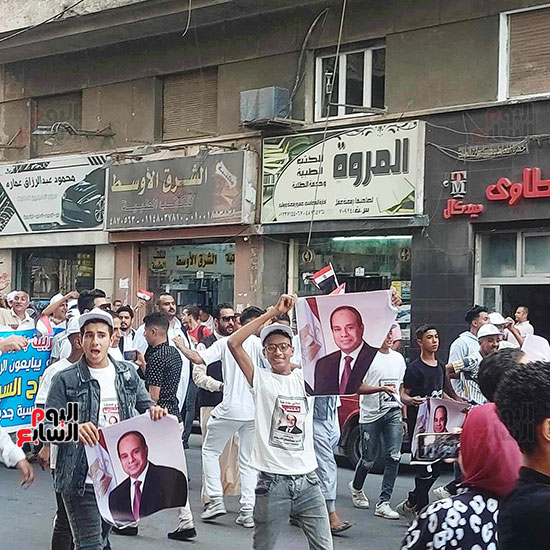 مسيرة-للقبائل-العربية-تصل-ميدان-القائد-إبراهيم--(2)