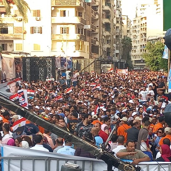 حشد كبير في الاسكندرية