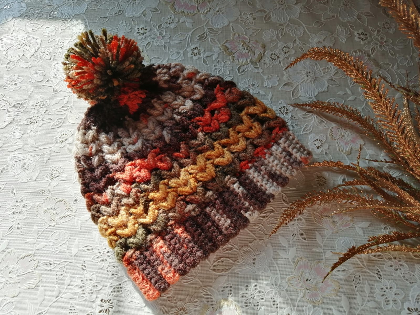 قطعة من الكروشيه للشتاء