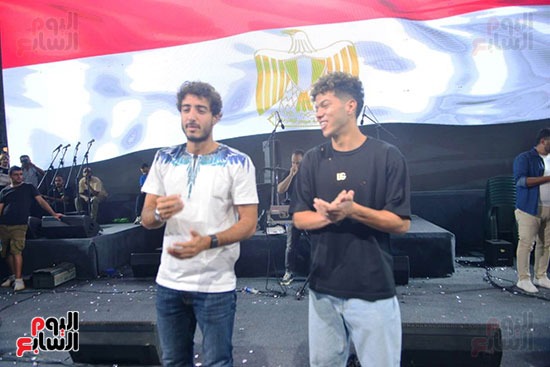امام عاشور ومحمد هاني بمصر الجديدة لدعم الرئيس عبدالفتاح السيسي في الانتخابات الرئاسية (1)