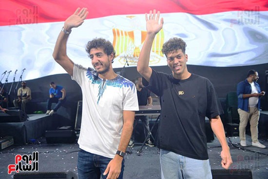 امام عاشور ومحمد هاني بمصر الجديدة لدعم الرئيس عبدالفتاح السيسي في الانتخابات الرئاسية (8)