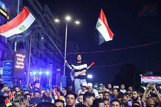 علم مصر يزيم احتفالية ميدان الجلاء