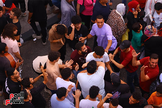 مسيرة من المطرية إلى ميدان الكوربة للاحتفال بنصر أكتوبر والمطالبة بترشح الرئيس السيسى (9)