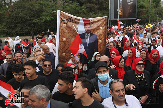 مسيرات حاشدة للأكاديميين والعاملين فى جامعة القاهرة  (5)
