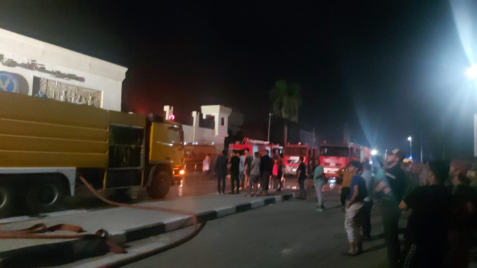حريق مديرية أمن الإسماعيلية (9)